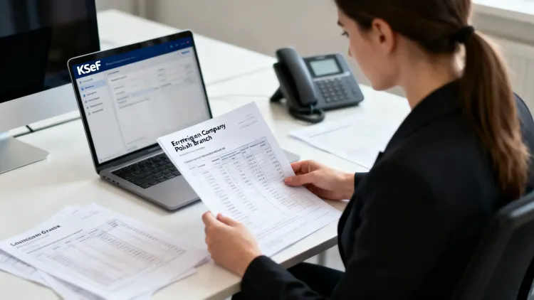 Oddział zagranicznej spółki w KSeF – kto jest podatnikiem i jak prawidłowo wypełnić fakturę?